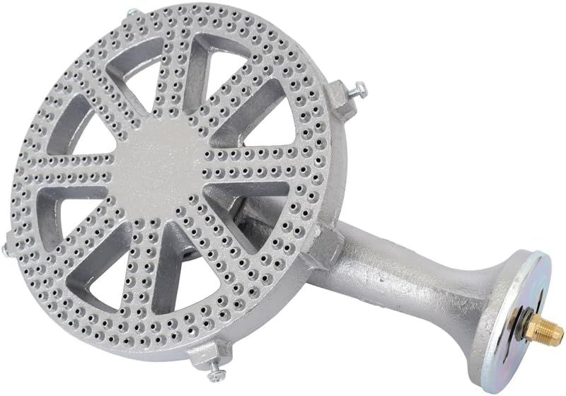 COOKAMP Cast Iron Propane Burner Head with Brass Fitting Orifice (SH16-DIY Burner)