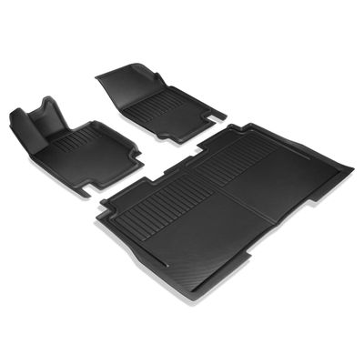 2023-2025 Tesla Cybertruck  All Weather Floor Mats Set (Custom Fit)