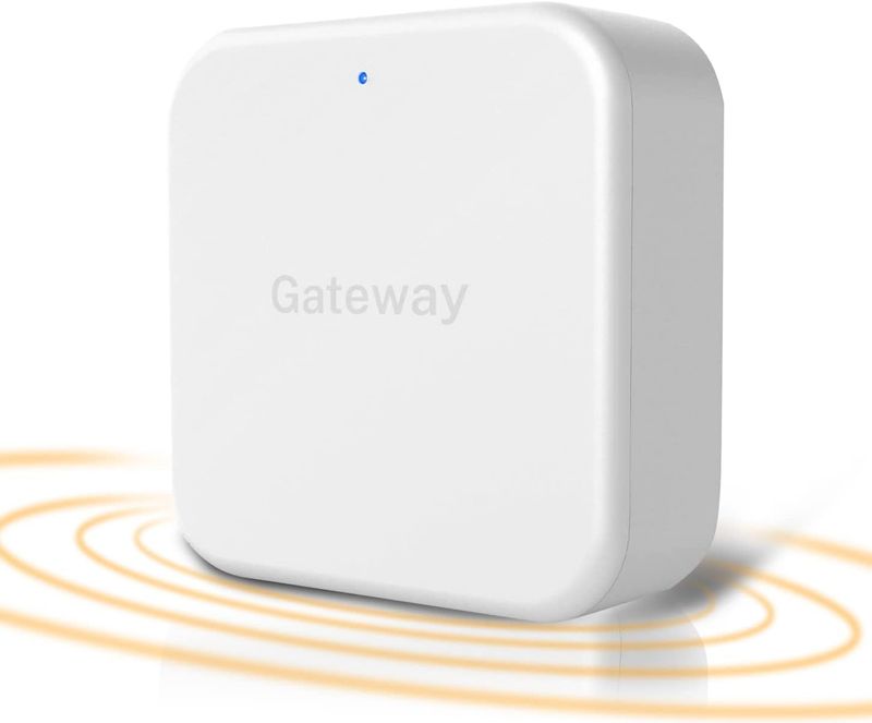 HeavenBird G2 Gateway for TTDD Lock App, Gateway for Smart Door Lock with Remote Control, Only Work 2.4G Wi-Fi, Compatible with Alexa Voice Control
