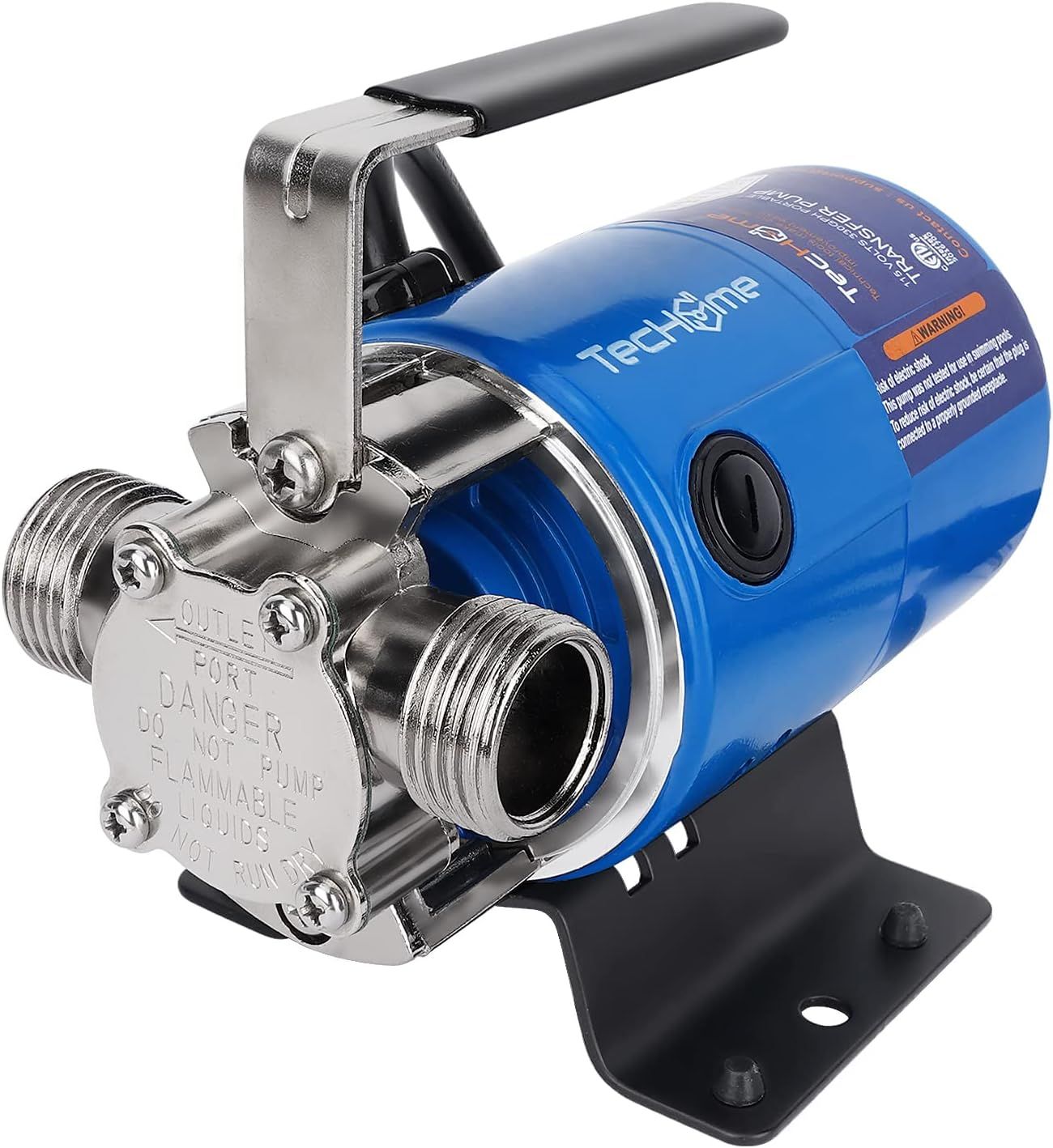 Garden Pump With Hose, 115V 110HP 330GPH Mini Electric Water Transfer Pump Waterbed Drain Pump, With Suction Hose Kit.