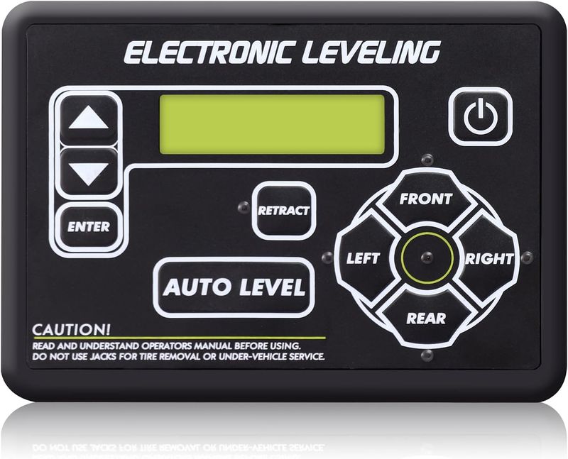 421484 RV Leveling touchpad RV 5th Wheel and Travel Trailer Leveling System - with Auto-Leveling