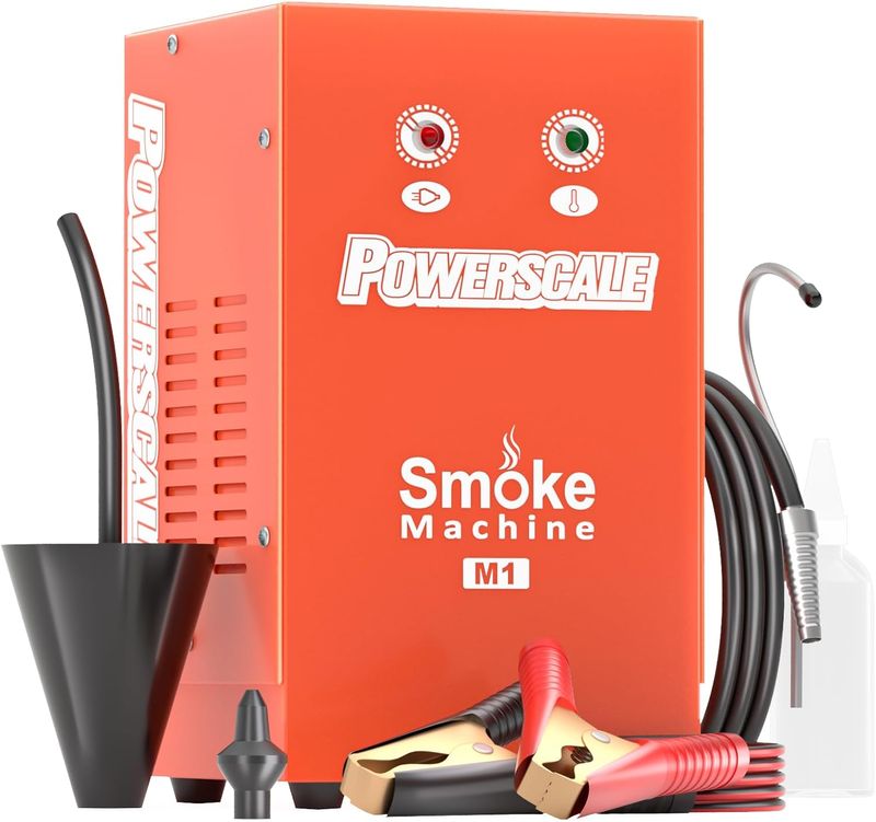 Smoke Machine Automotive Leak Detector Built-in Air Pump, evap Smoke Machine Leak Tester 12V