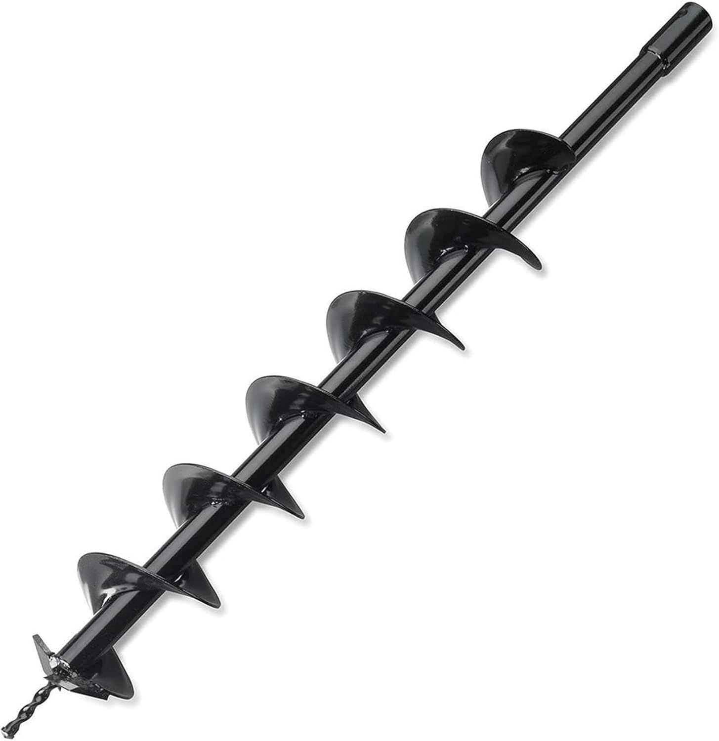 Hiltex 10245 4&quot;x30&quot; Steel Gardening Auger Bit | For Planting Bedding, Bulbs, Seedlings 3/4&quot; Shaft
