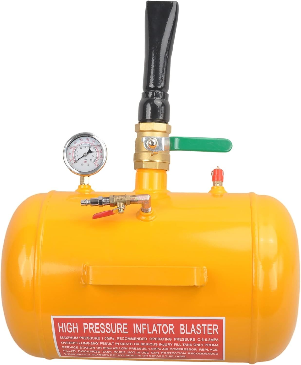 5 Gallon Air Tire Bead Seater 110 PSI Blaster Tool Seating Tire Inflator with Gauge
