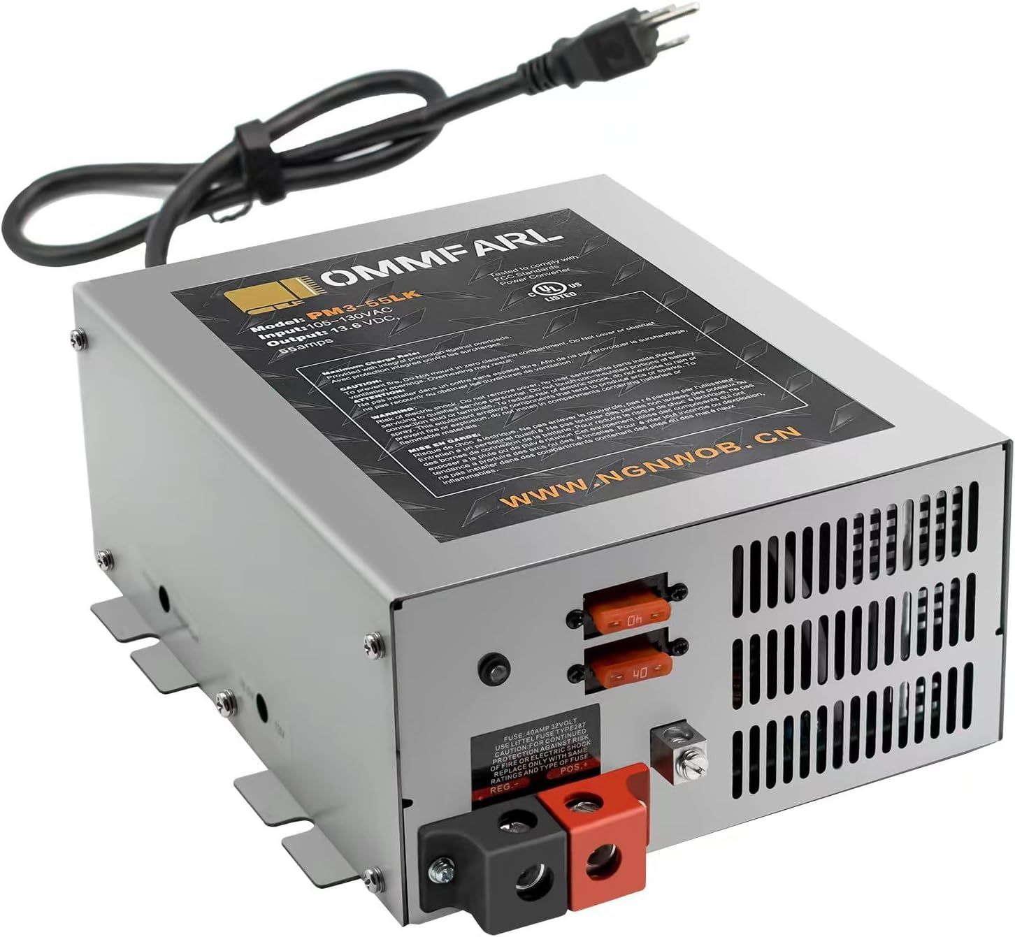 RV Converter  Multiple Capacities  RV Power Converter  RV Battery Charger Power Supply (55 Amp)