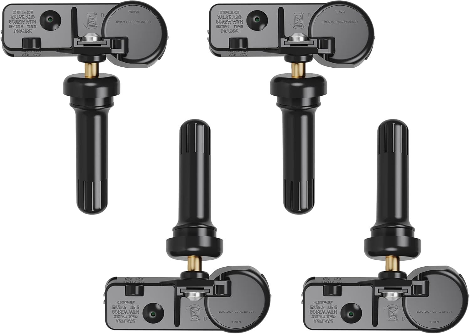 TPMS Tire Sensor 4-Pack 315MHz —Fits Ford F150/F250/F350/F450/F550, Escape, Fusion, Lincoln MKX/MKC