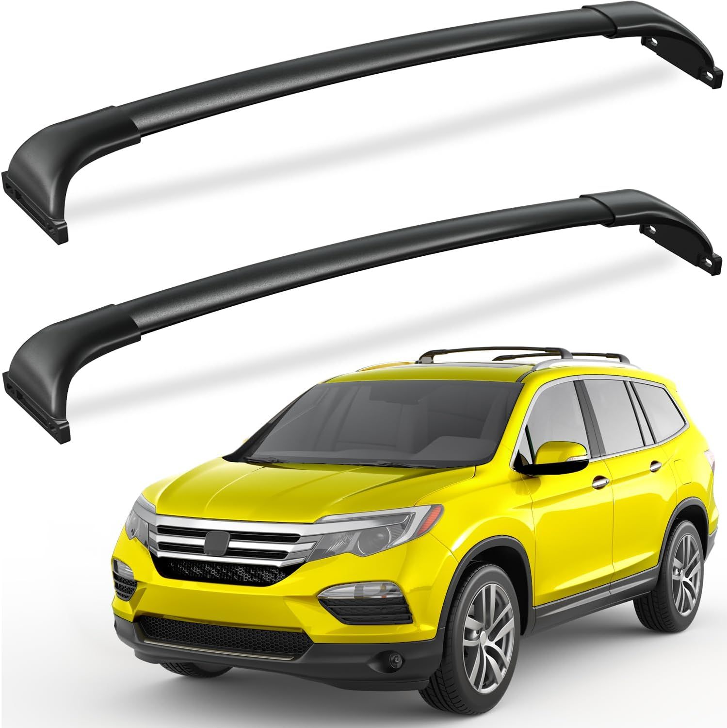 2016-2022 Honda Pilot - 220LBS Roof Rack Cross Bars – Heavy-Duty Aluminum Cargo &amp; Luggage Carrier