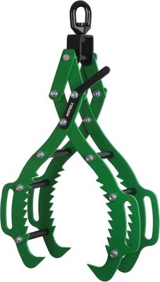 Heavy-Duty Log Grapple Hook – 30” Timber Claw Tongs for Tractor, ATV, Truck Use