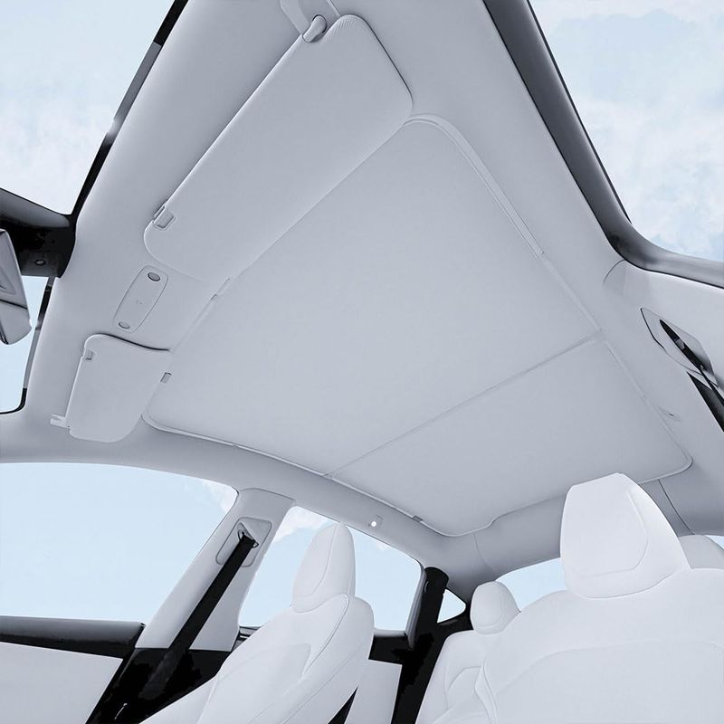 2025-2026 Tesla Model Y Juniper Roof Sunshade – Precision Fit, Full Blackout, No Sagging Design