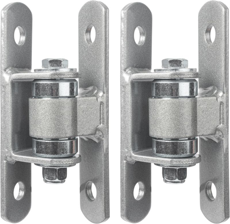 Heavy Duty Gate Hinges – Bolt-On Sealed Bearing Hinges for Large Driveway Gates up to 1100 lbs