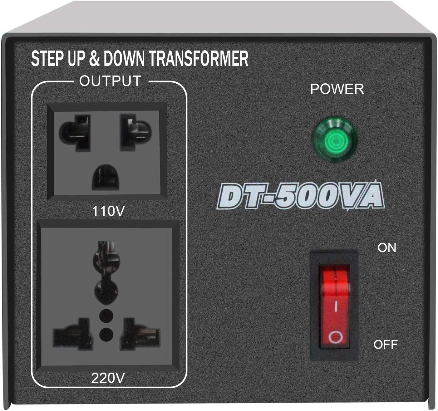 500W Voltage Converter – Convert 110V to 220V or 220V to 110V, Safe &amp; Reliable