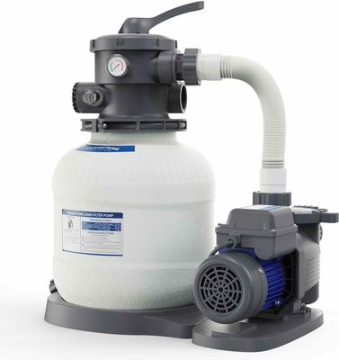 3/4HP Sand Filter Pump with Timer – 3800 GPH for Above Ground Pools up to 14,000 GAL