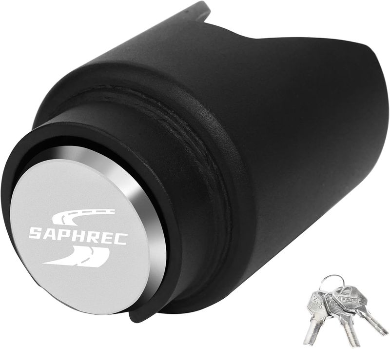 Upgraded Trailer Lock – Fits 2&quot; Coupler, Heavy Duty Anti-Theft Hitch Lock for RV/Boat/Trailer