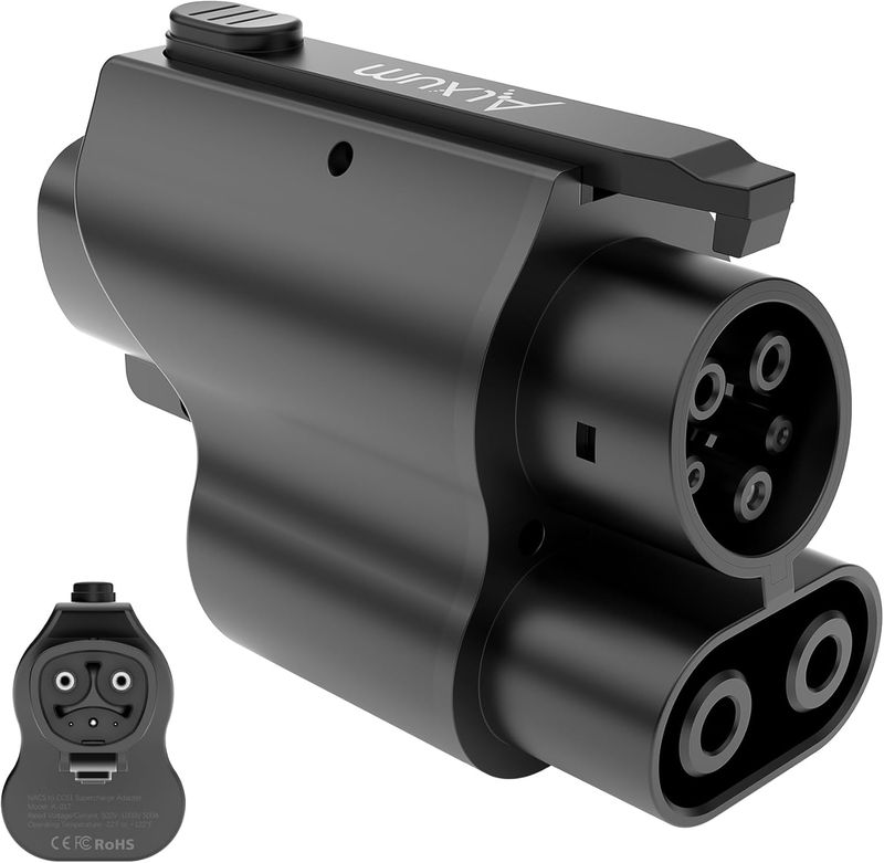 Tesla Supercharger to CCS1 Adapter 250kW 1000V | Works with V1-V4 Fast Charging Stations