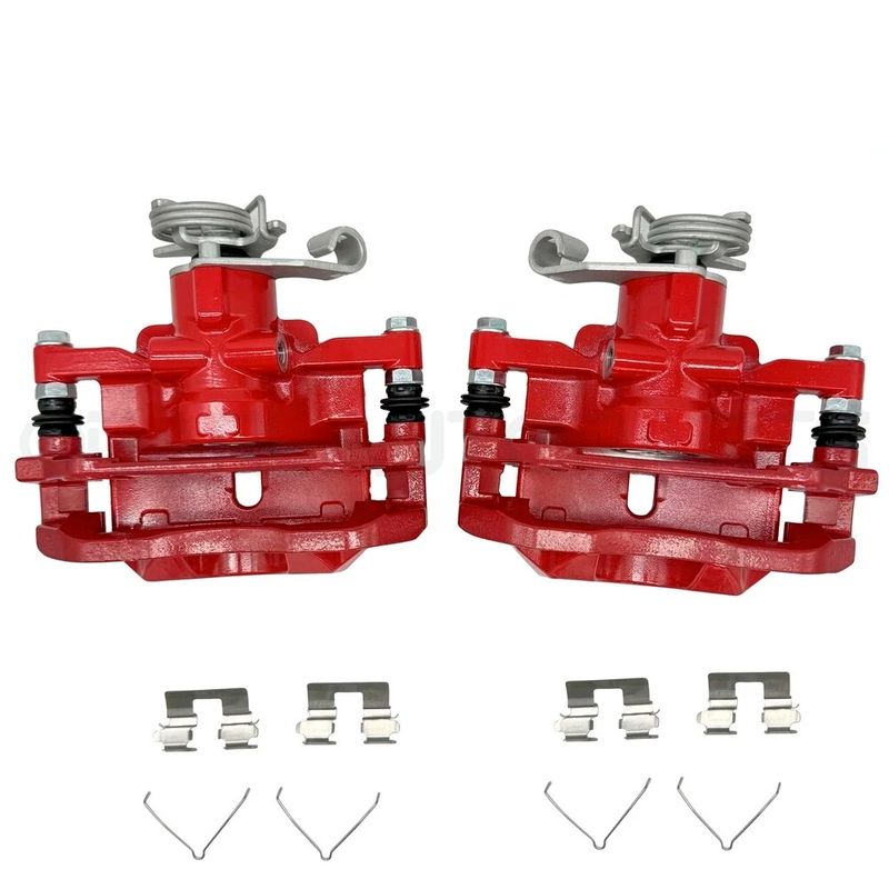 2013-2016 Dodge Dart Sedan Red Rear Brake Calipers Left + Right 1.4L 2.0L 2.4L