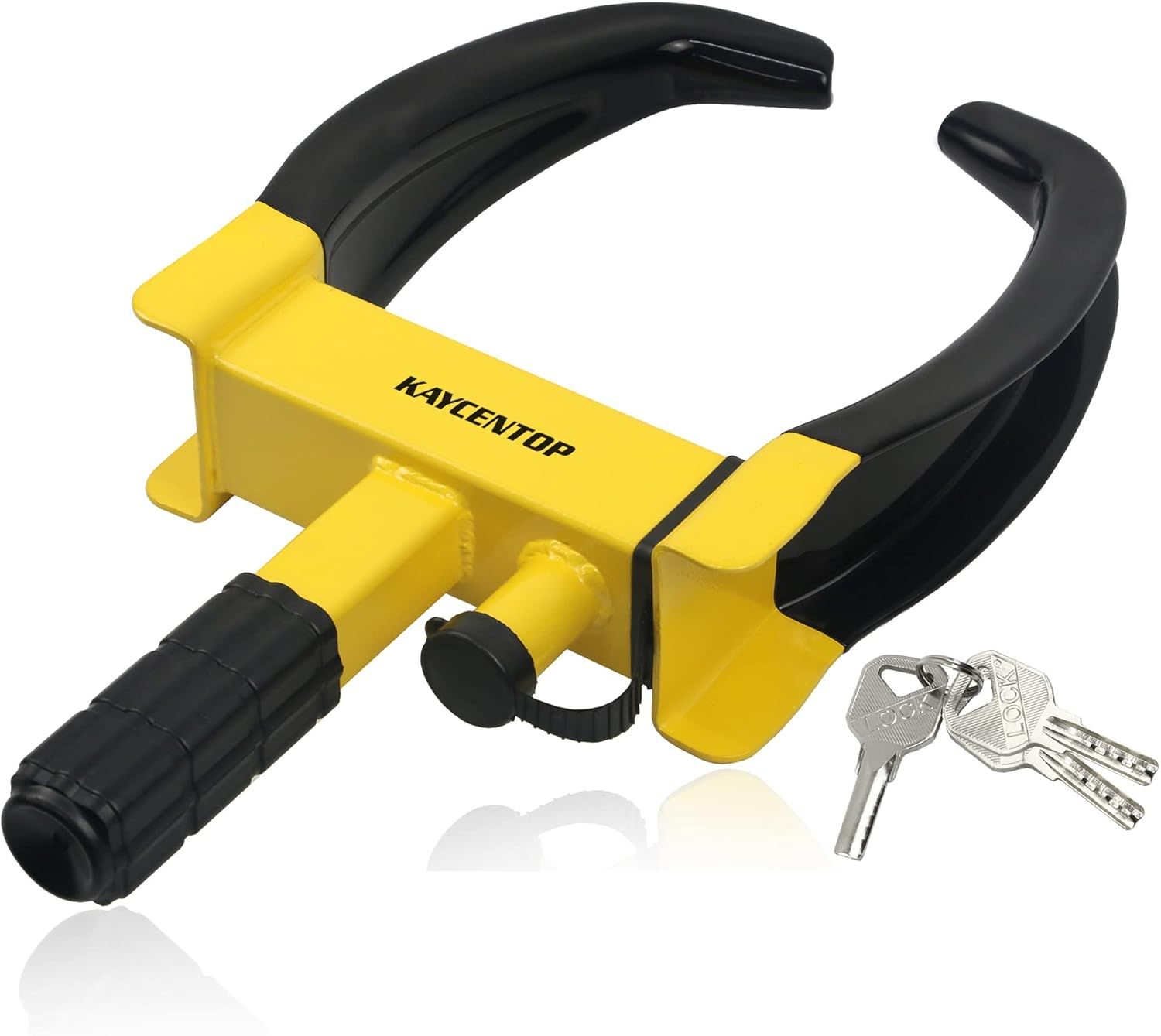 Security Wheel Lock – Anti-Theft Clamp for Cars, Trailers, Golf Carts, ATVs