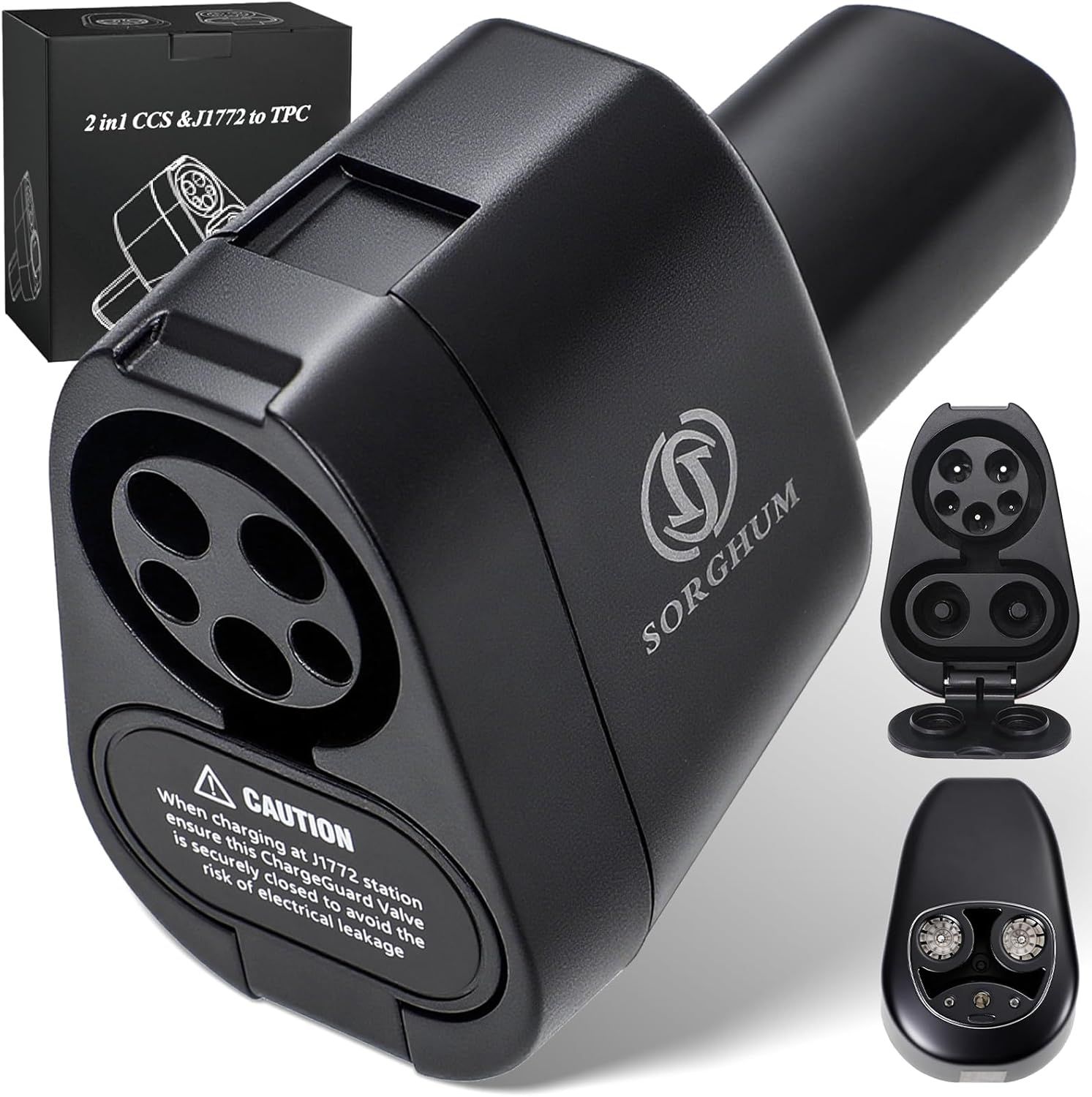 Tesla CCS/J1772 Charging Adapter, 250kW DC Fast Charge Converter for Model Y/3/S/X/Cybertruck