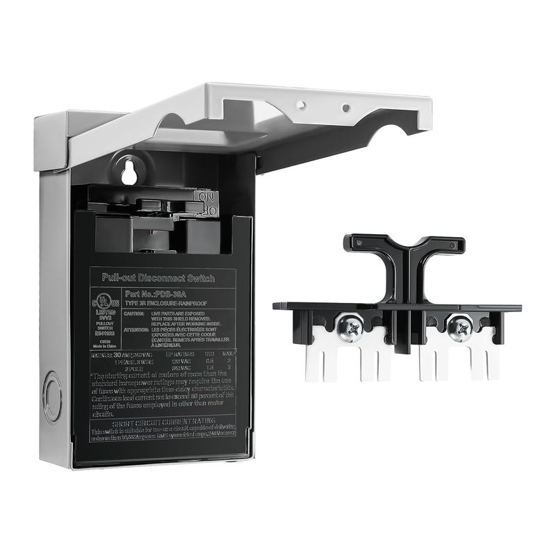 AC Disconnect Switch 30 Amp – Outdoor Use, Pull-Out, 120/240V