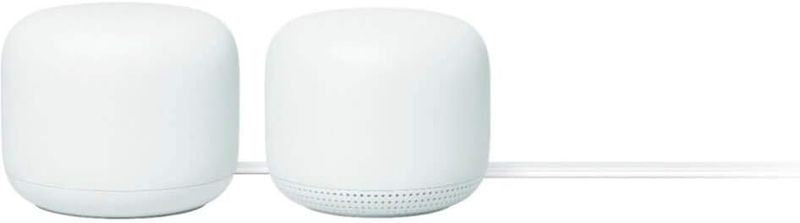 Google Nest WIFI - Home Wi-Fi System - Wi-Fi Extender - Mesh Router for Wireless Internet - 2 Pack