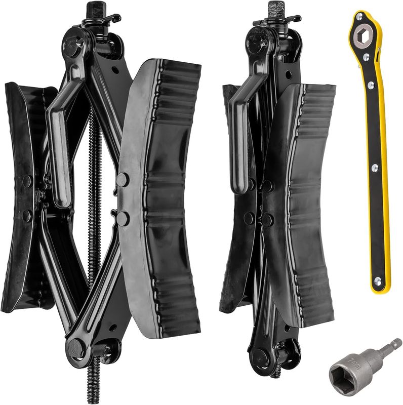 RV Tire Stabilizer Chocks – Premium Heavy Duty X-Shape Wheel Lock (2PCS)