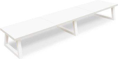 Dual Screen Monitor Stand – 42 Inch Wood Riser Shelf for Home Or Office Setup