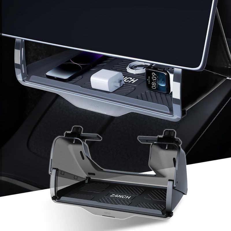 Tesla Model 3 Under Screen Storage Box – Hidden Console Organizer Tray 2020-2025