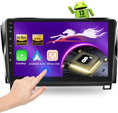 2008-2019 Toyota Sequoia/Tundra Car Stereo 10.1&quot; Android 13 Radio w/ CarPlay, GPS, WiFi, OTA