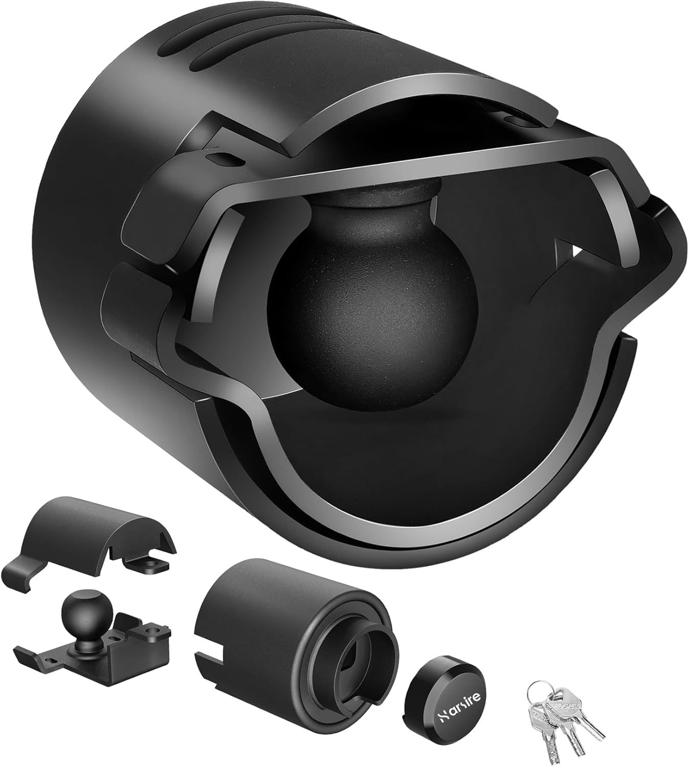 Premium Heavy Duty Trailer Lock – 2-5/16” Coupler Fit, Anti-Theft Hitch Lock for Truck, Boat &amp; RV