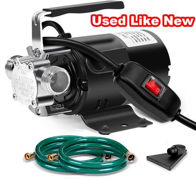 115V 1/10HP Electric Water Transfer Pump with Hoses Kit for Pool, Garden, Aquarium &amp; Hot Tub Drain
