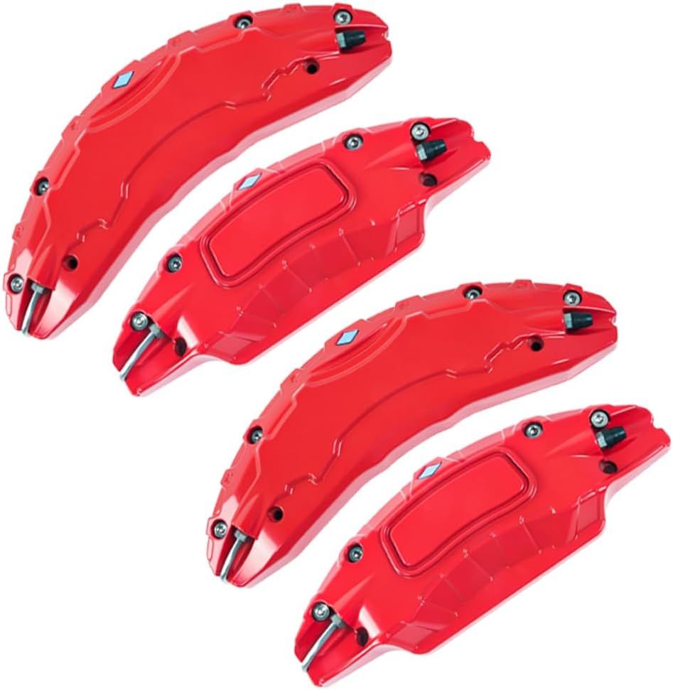 2016–2023 Tesla Model 3 Red Caliper Covers | Fits 18” &amp; 19” Wheels, Front + Rear Easy To Install