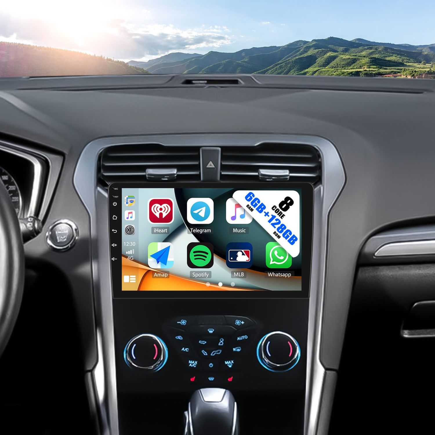 2013–2016 Ford Fusion Android 13 Stereo | CarPlay, GPS, Wi-Fi, HD Backup Camera