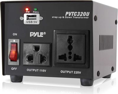 500 Watt Power Converter 110V/120V to 220V/240V Voltage Transformer with USB