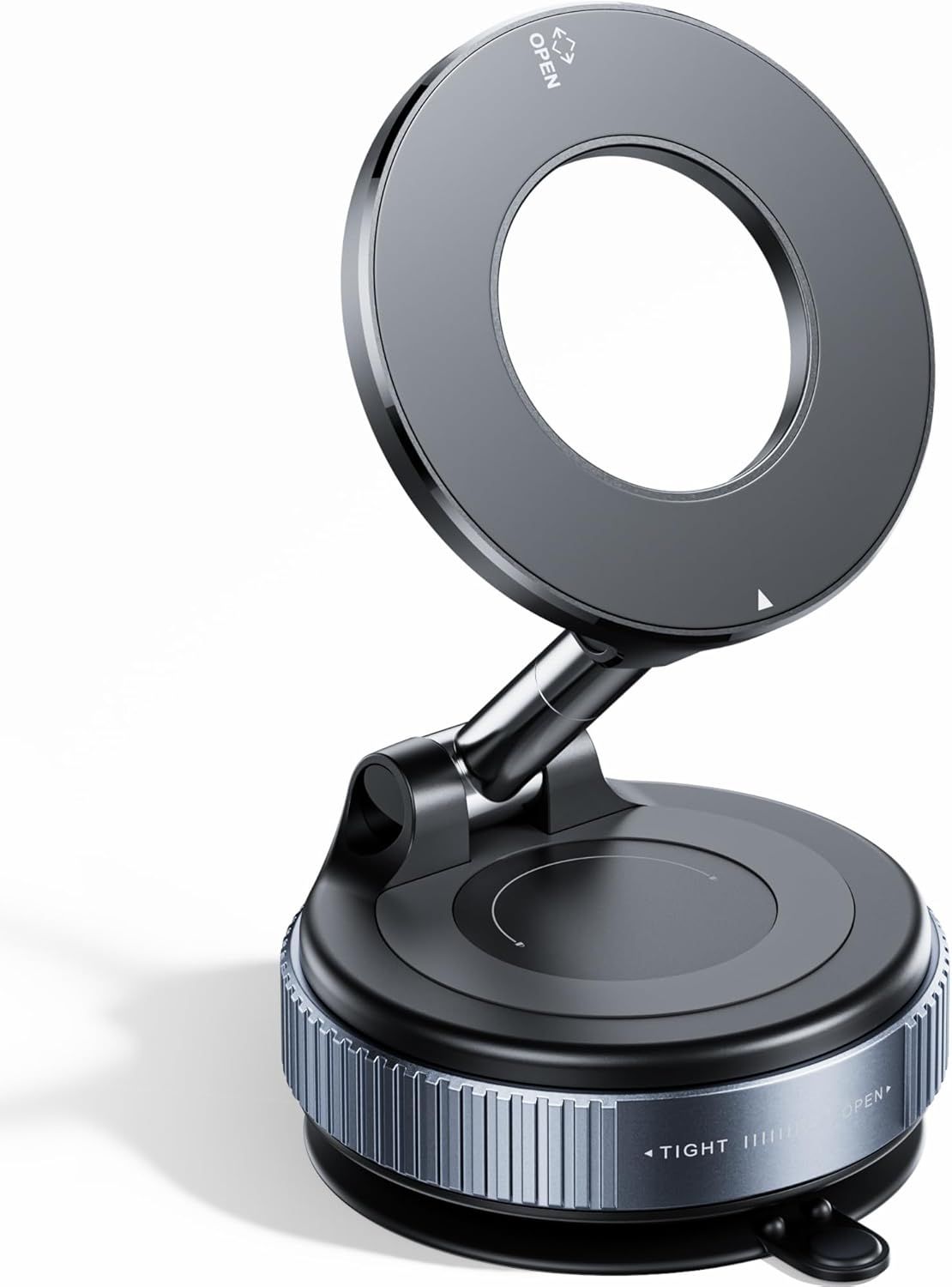 2026 Magnetic Car Phone Holder, 96LBS Vacuum Suction &amp; 360° Adjustable Mount for iPhone &amp; Android