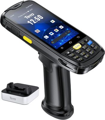 Android Handheld Barcode Scanner with 4G, Wi-Fi, GPS &amp; Charging Cradle – P160 PDA