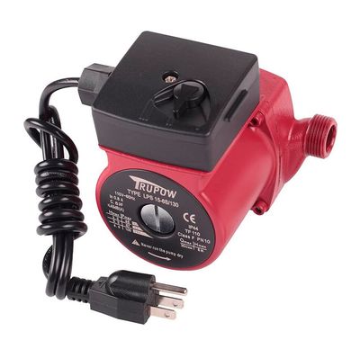 3/4&quot; NPT 110V Hot Water Circulation Pump – 3-Speed Circulator Pump for Home Systems