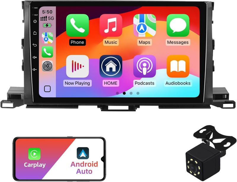 2014-2019 Toyota Highlander Touchscreen Radio with GPS, Bluetooth &amp; Backup Camera