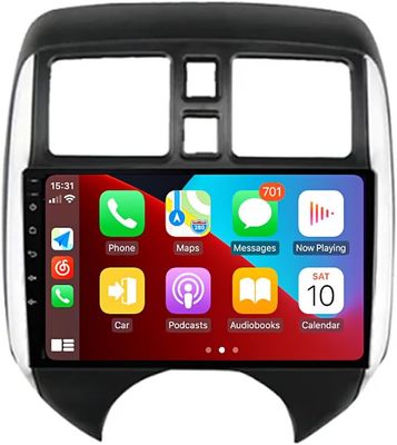 Nissan Versa Note 2014-2018 9&quot; Touchscreen Radio – Android 13, CarPlay, GPS, Wi-Fi &amp; Backup Camera