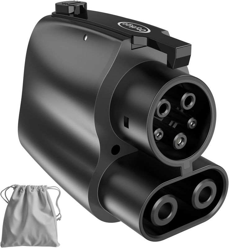 2025 NACS to CCS Supercharger Adapter – 500A 1000V DC Fast Charge– Works with Most EVs