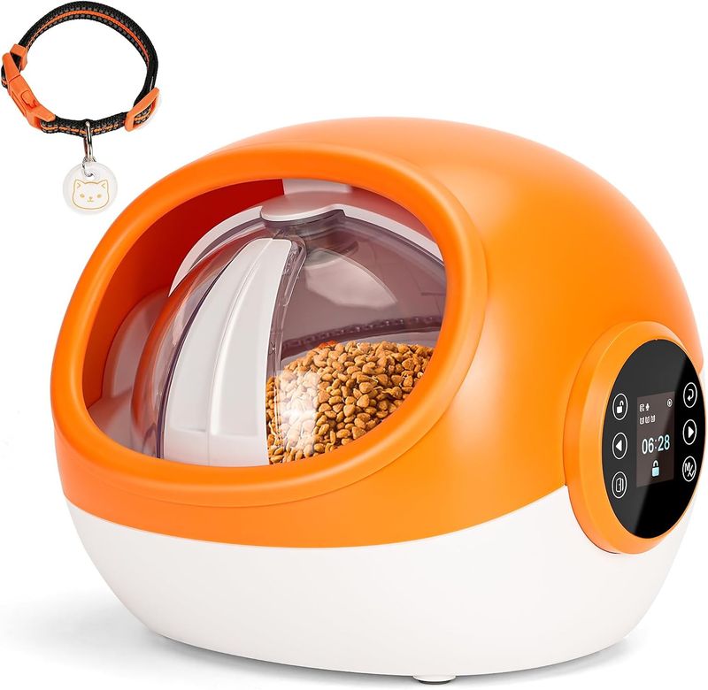 Automatic Cat Feeder with RFID Chip Tag Sensor – Electric Pet Food Dispenser