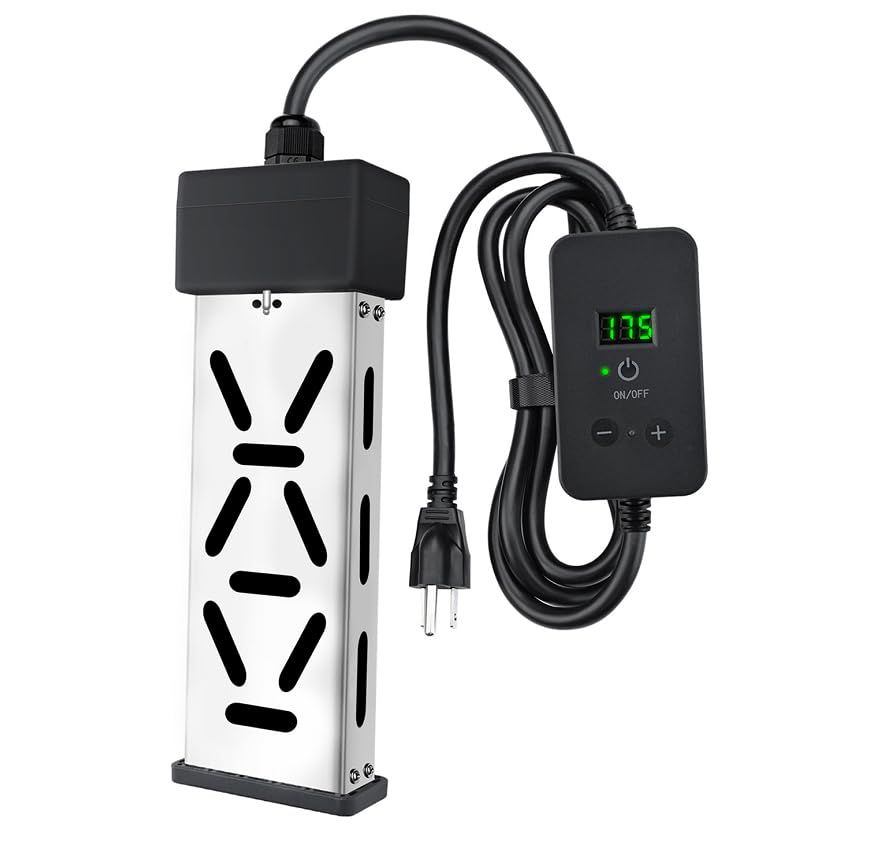 Portable 1800W Water Heater – Safe Heater for Pools, Tubs and Buckets