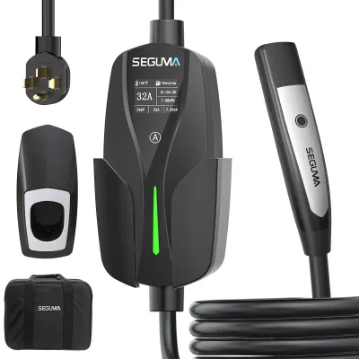 Tesla 32A NACS Level 2 Charger with Extra Long 25FT Charging Cable