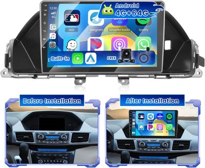 Honda Odyssey EX-L 2010-2017 Double Din 9" Car Stereo with 4G+64G, Android Auto &amp; Backup Camera