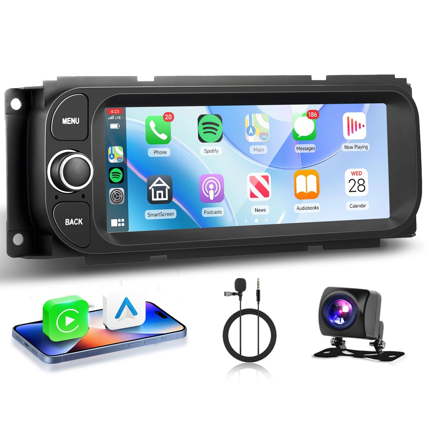 Dodge Ram 2002–2006 Android Car Stereo 6.86” Screen + Bluetooth GPS And Backup Camera
