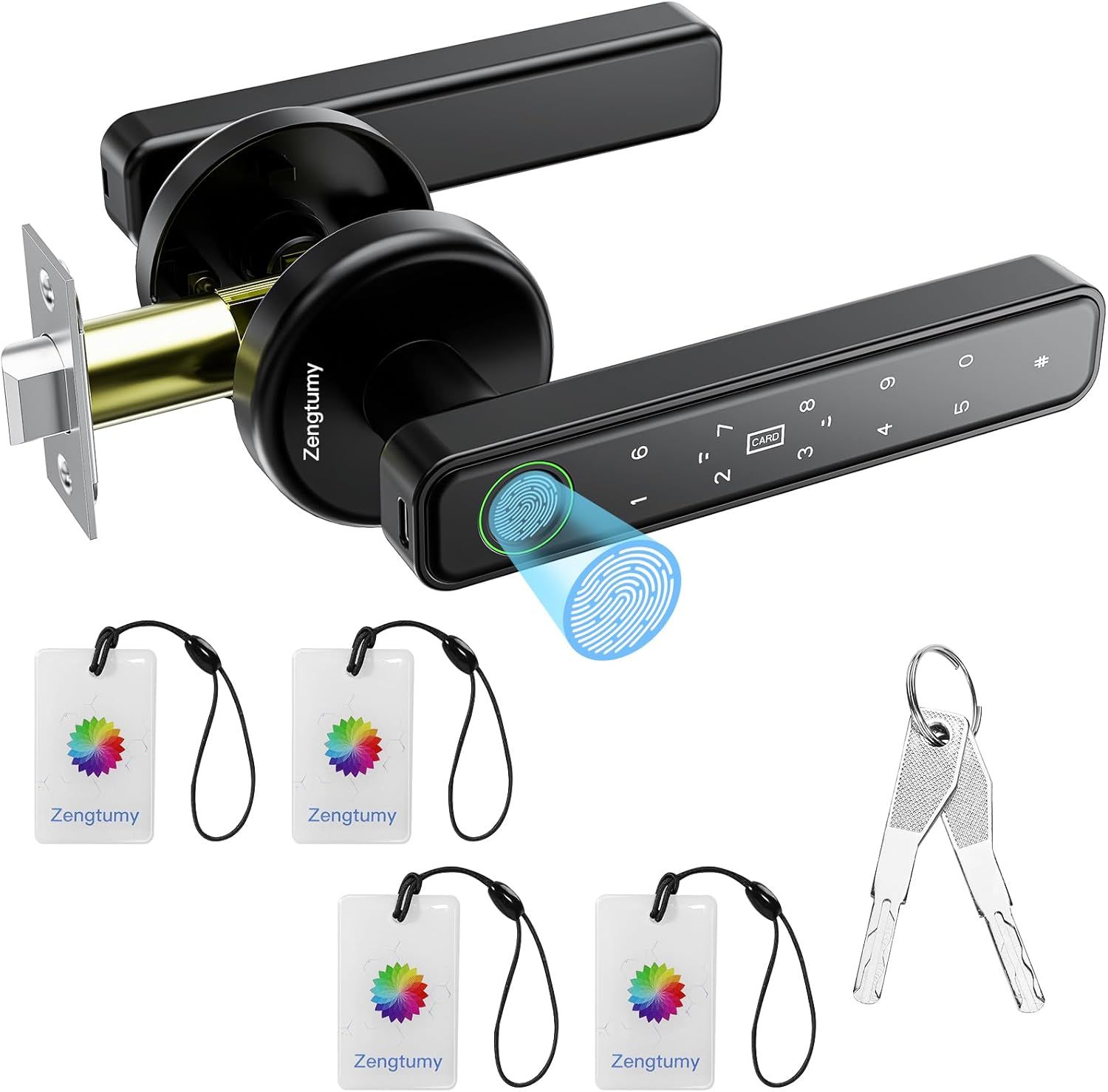 Fingerprint Smart Door Lock for Home Office Apartment with App Control