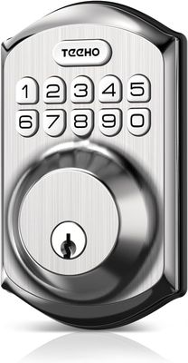 Keyless Entry Door Lock with Keypad - Smart Deadbolt Lock for Front Door with 2 Keys