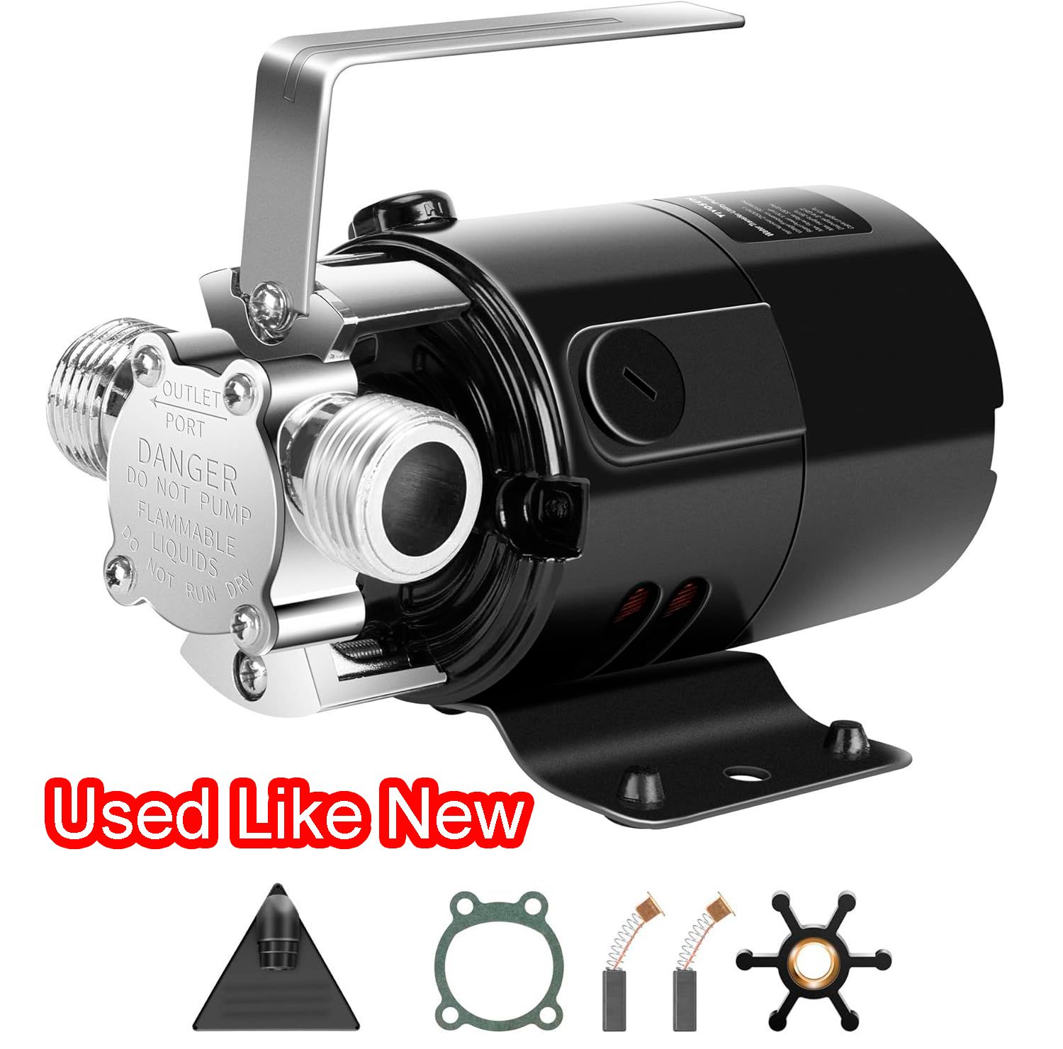 115V Water Transfer Pump – 1/10HP 330 GPH Utility Pump with Hose Kit for Pools, Ponds &amp; Gardens