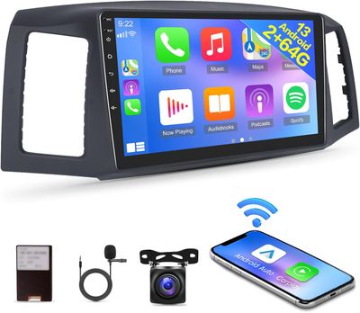 Jeep Grand Cherokee 2004-2007 Car Stereo Upgrade 10” with Android, Touchscreen, CarPlay &amp; Camera