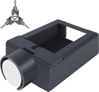 Gooseneck Trailer Lock for 7” Couplers | Fits Round &amp; Square Tubes Securely