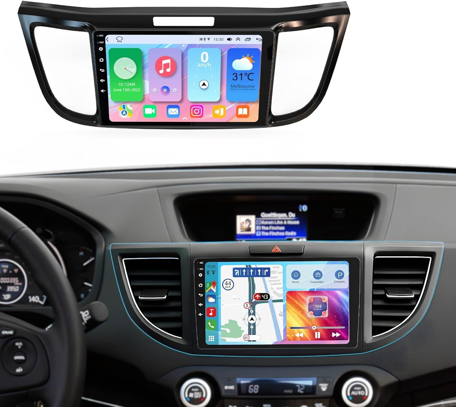 2012-2016 Honda CR-V Touchscreen Stereo with Wi-Fi, Bluetooth, GPS &amp; Backup Camera