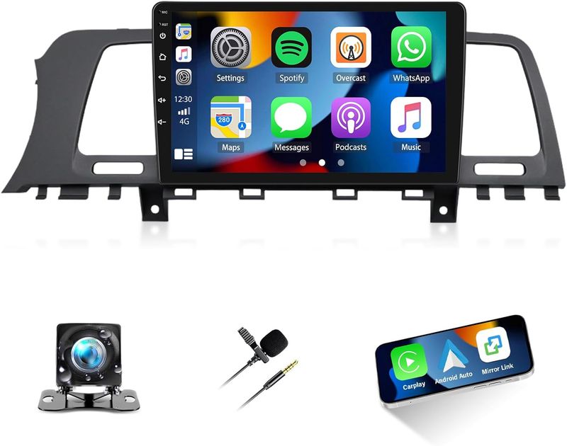 Nissan Murano Z51 2008–2014 Car Stereo 9” Touchscreen with GPS Wi-Fi, Bluetooth &amp; Camera